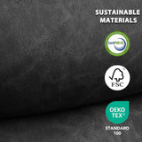 EONIX Triple Motor Lay Flat Zero Gravity Power Recliner Chair with Heating and Massage, Independent Footrest, Backrest, Headrest Adjustments, 400lbs Heavy Duty Big Man Power Recliner Chair, Black EONIX