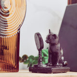 Young's Inc. Cat Figurine - Cute Cat Statue - Whimsical Cat Decor for Cat Lovers - Cat Collectibles and Meditation Decor - Cat with Eye Glasses - 4'' L X 3'' W X 5'' H Young's Inc