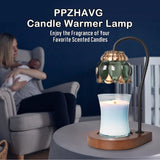 PPZHAVG Candle Warmer Lamp - Electric Candle Lamps Timer, Compatible with All Jar Candles, Gifts for Her, Gift for Mom, Dimmable Candle Warmer, Candle Holders for Home Decor DarkGreen PPZHAVG