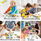 Puzzles for Kids 60 Piece Jigsaw Puzzles for Kids Ages 4-6 Wood Puzzles in a Metal Box Dinosaur Puzzles for Kids Ages 8-10 Great Gifts for Girls and Boys (SI-YGTA-BM2F) (SI-YGTA-BM2F) Generic