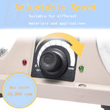 DZQ Mini Table Saw Jewelry Making Polisher w/Flex Shaft Multifunctional Bench Grinder Sander Buffing Machine Woodworking Tool 69Pcs Accs 10,000Rpm 750W DZQ