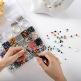 RUOMOXI Y Jewelry Making Supplies Kit for Adults - 1200 Crystal Beads, Jewelry Pliers, Earring Hooks, Necklace Clasp, Beading Wire - DIY Bracelets/Earrings/Rings for Beginners & Professional RUOMOXI Y