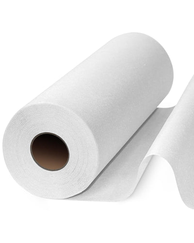 PLANTIONAL Medium Weight White Iron-On Non-Woven Fusible Interfacing: 11.6" x 30yd Medium Weight Non-Woven Interfacing Iron On Polyester Single-Sided Interfacing for DIY Crafts Supplies