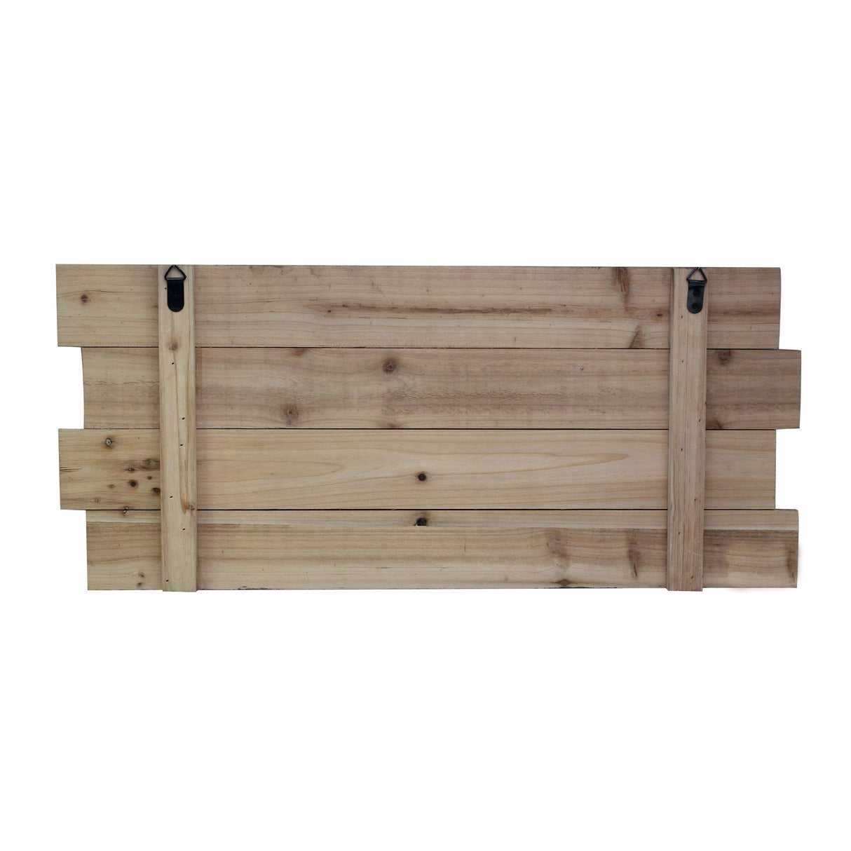 Stonebriar Rustic Wood Collage Picture Frame with Clips and Metal Detail Brown 26" x 11" Stonebriar