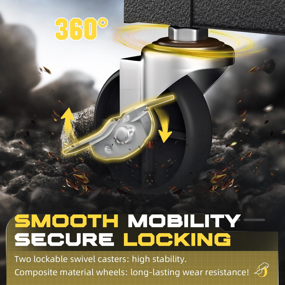 Omelaza 8-Drawer Rolling Tool Chest with Lock, Detachable Tool Cabinet Cart with Wheels, High-Capacity Mechanic Tool Organizer for Garage Workshop Warehouse Storage Omelaza