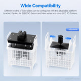 ELEGOO Mercury Plus 3.0 Larger Wash and Cure Station, Resin Curing Machine for LCD/SLA/DLP 3D Printing Models, Best for Saturn, Mars 3D Printer, Washing Size of 230 * 135 * 260mmm ELEGOO
