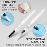 CHROMATEK 108 Watercolor Pens Set | Including 15 Page Pad & Online Video Tutorial Series | 5 Aquapens & 100 Unique Colors | Real Brush Pens | Easily Blendable, Vivid and Smooth CHROMATEK