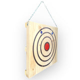 Tomahawk Targets - Wooden Knife Throwing Target with Bullseye and Kill Shots (Knives not Included) Generic