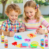 Magic Water Elf Toy Kit, Aqua Fairy Water Gel Kit for Kids with 20 Magic Gel &16 Shape Molds-DIY Elf Kits Make Your Own Water Pets Arts and Crafts for Kids 4-6 7 8 9 10 Year Old Boy Girl Gifts Basytodio