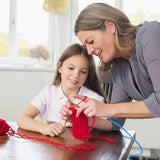 18 Pairs Bamboo Knitting Needles Set, Vancens Circular Wooden Knitting Needles with Colorful Plastic Tube, Small Tools for Weave are Included, 18 Sizes: 2mm - 10mm, 31.5" Length Vancens