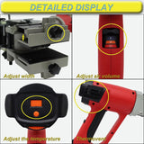 PreAsion 110V Edge Bander Woodworking Curve Straight Manual Edge Bander Small Portable Edge Banding Machine 2000W Woodworking Edge Banding Machine PreAsion