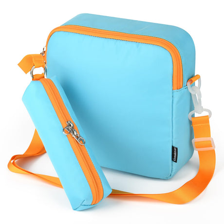 Blue Storage Bag Compatible for 3Doodler Start+ Essentials (2022) Pen Set, Case Organizer Holder for Printing Filament Refill and Micro-USB Charger (Bag Only) Homakover