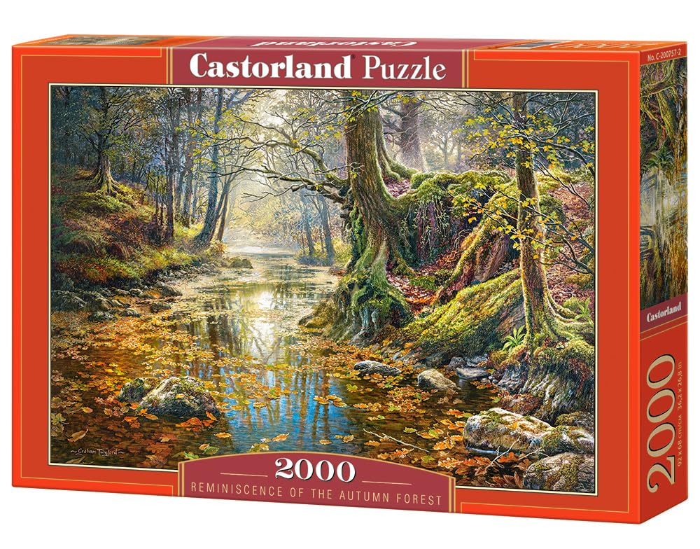 CASTORLAND 2000 Piece Jigsaw Puzzles, Reminiscence of The Autumn Forest, Nature Puzzles, Adult Puzzle, Castorland C-200757-2 Castorland