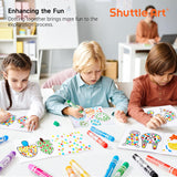 Shuttle Art Dot Markers, 10 Colors Washable Markers for Toddlers,Bingo Daubers Supplies Kids Preschool Children, Non Toxic Water-Based Shuttle Art