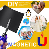 JINGZHAN Printable Magnet Sheets Non Adhesive,8.5 X11 Inches for Inkjet Printers,10 Sheets Matte Cuttable Magnetic Paper,12mil Thickness DIY Flexible Magnet Photos JINGZHAN