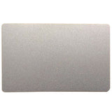 Ebamaz Sublimation Print Metal Business Cards Tablet Thick 86X54mm Pack of 10PCS (Aluminum 0.45mm Thickness, Pearled Silver, Blank) ebamaz