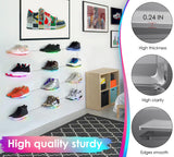 OAPRIRE LED Floating Shoe Display 6-Pack with Remote and App Controls, Music Sync Color Changing Shoe Shelf for Wall, RGB Color Changing Levitating Hanging Shoe Rack, Display Your Top Shoes OAPRIRE