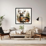 JYXSJYYD 5D DIY Deer Diamond Art Kits for Adults,Diamond Paintings Kits for Beginners,Paint by Diamonds Dot Full Drill Gem Art Crafts,Home Wall Decoration 13.8x13.8 Inches. JYXSJYYD