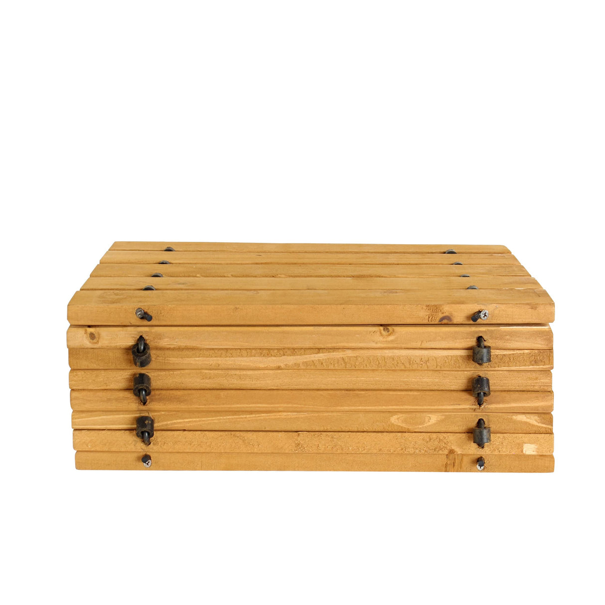 7Penn Garden Pathway Wood 8ft Roll Out - Weather Resistant Outdoor Flooring Wood Walkway Path for Garden, Backyard, Patio, RV, or Lawn - Wooden Slat Portable Roll Out Decking for Muddy Yards 7Penn