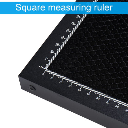 Honeycomb Working Table 500x500mm(19.68'' x 19.68''), Laser Cutting Honeycomb Laser Bed for CO2 or Diode Laser Engraver Cutting Machine, Laser Engraver Accessories, Smooth Edge Cutting (500x5 - WoodArtSupply