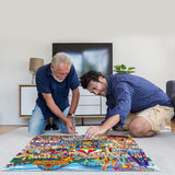 Jigsaw Puzzles for Adults 1000 Piece Puzzle for Adults 1000 Pieces Puzzle 1000 Pieces-Amusement Park HUADADA