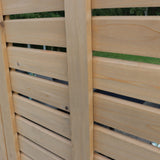 Yardistry 10' Meridian Wooden Privacy Wall, Fits One Side of 10' Meridian Gazebos, Cedar Yardistry