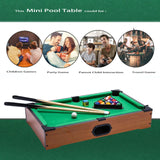 Hora de Lima Mini Pool Table for Kids Mini Billiards Table-Top Game Pool Table Toy for Cat Pool Tables Fun for Kids Birthday Children's Day Gift (14") Hora de Lima