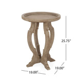 Christopher Knight Home Doris French Country Accent Table with Round Top, Natural Christopher Knight Home
