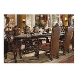 Acme Versailles Dining Table with 2 Extension Leaves in Cherry Oak ACME Furniture