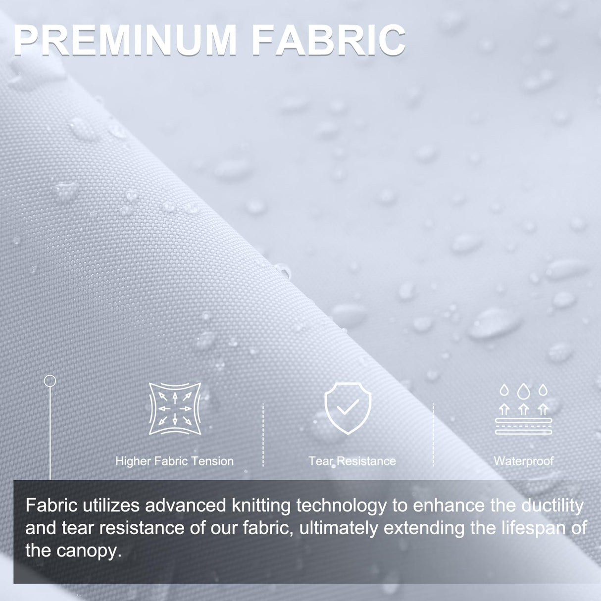 ABCCANOPY Pop Up Canopy - Outdoor Patio Portable Canopy Tent Heavy Duty for Backyard and Deck with 4 Sandbags(White, 10x10) ABCCANOPY