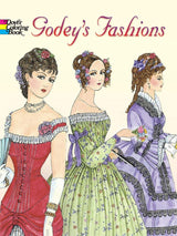 Godey's Fashions Coloring Book Dover Publications