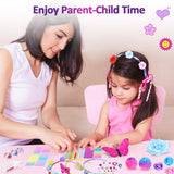 Heroange Headband Making Kit for Girls, Arts and Crafts for Kids Ages 5-7, DIY Hair Accessories Set for Girls Toys 8-12, Made Your Own 10 Fashion Headbands, Christmas Birthday Gifts Heroange