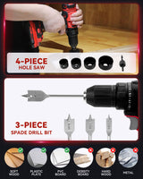 KingTool 400 Pcs Drill Bit Set - Drill Bits Screwdriver Bit Set Case with Drawer, Bit Set Designed for Various Drilling & Screw Driving Tasks for Metal, Wood, Masonry, Perfect for DIY Projects KingTool