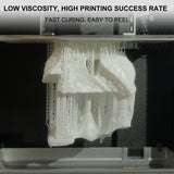 ApexMaker 3D Printer Resin White, 1000g, High Precision, Low Odor, Quick Curing Standard Photopolymer Resin, 385-405nm UV Curing 3D Printing Liquid Photopolymer Resin for LCD DLP SLA 3D Printers ApexMaker