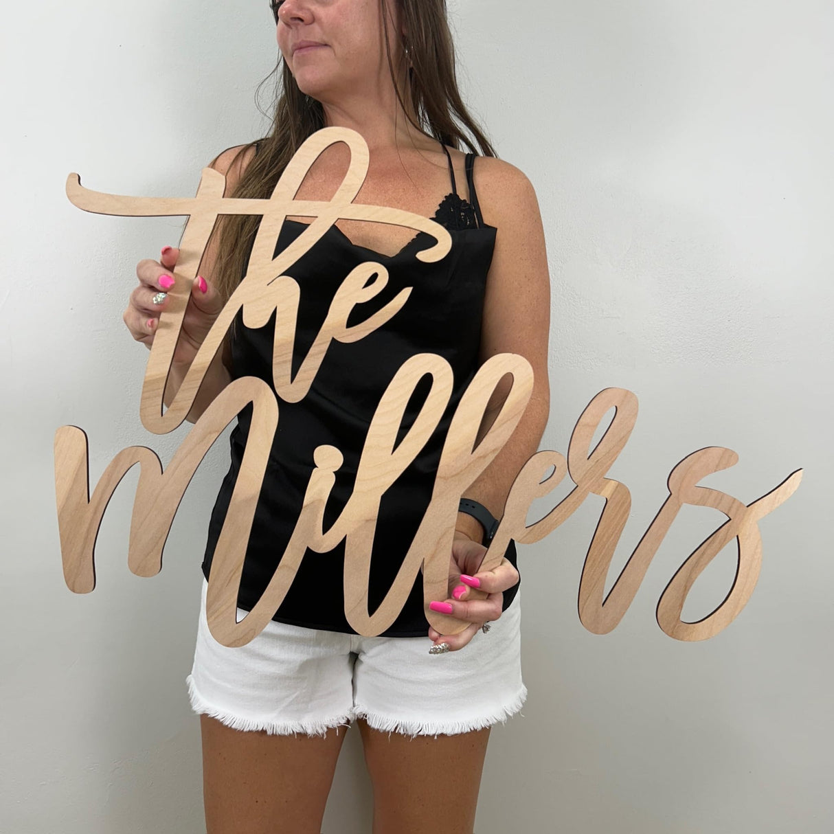 Personalized Custom Wood Name Sign | Nursery Name Sign | Family Name Sign | Custom Wooden Sign | Choice of Size & Fonts | Custom Wood Name Sign WallTag