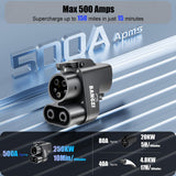 Tesla Supercharger Adapter, NACS to CCS Adapter [Max 500A, 1000V], Fast Charge Your CCS1 EV at Tesla Superchargers, Electric Vehicle Charging Adapter for Ford, Rivian, GM, Volvo and Polestar EVs Bangzi