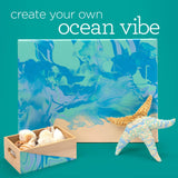 Apple Barrel Ocean Vibe Pre-Mixed Set, Set of 4 Fluid Ready Pour Paints Perfect for DIY Arts and Crafts Projects, 13479E Apple Barrel