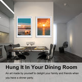 BAISITE Paint by Numbers Kit for Adults Beginners,12" Wx16 L 2 Pack Canvas for Painting Kits for Adults in Colorful Box-PBN201-202 BAISITE