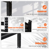 EcoExplorer Heavy Duty Garage Shelving Units,5-Tier Adjustable Storage Shelves,48x24 x72in,Loads 2500 LBS,Adjustable Garage Storage Shelving, Metal Storage Utility Rack Shelf Unit EcoExplorer