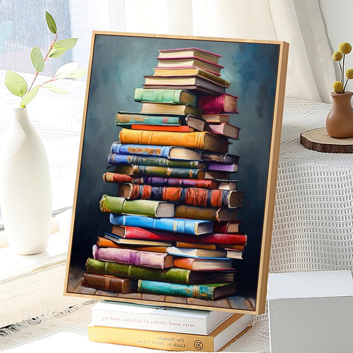 YALKIN Paint by Number for Adult Kits, DIY Oil Acrylic Painting Kits for Adults Beginners on Canvas for Home Wall Decor Gifts 16x20 inch/40X50CM (No Frame) YALKIN