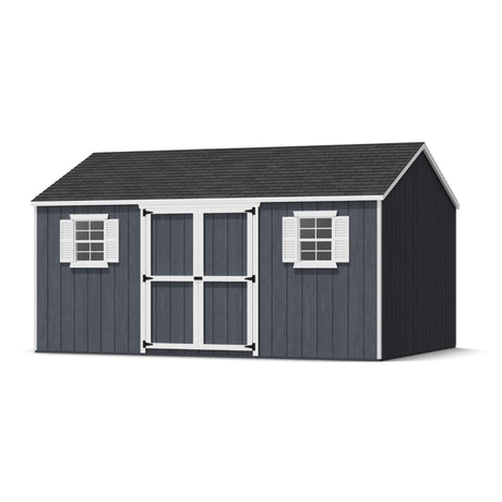 Little Cottage Co. 12x16 Value Workshop Shed with Operable Windows and Floor, Outdoor Wood Storage Do-It-Yourself Precut Kit Little Cottage Co.