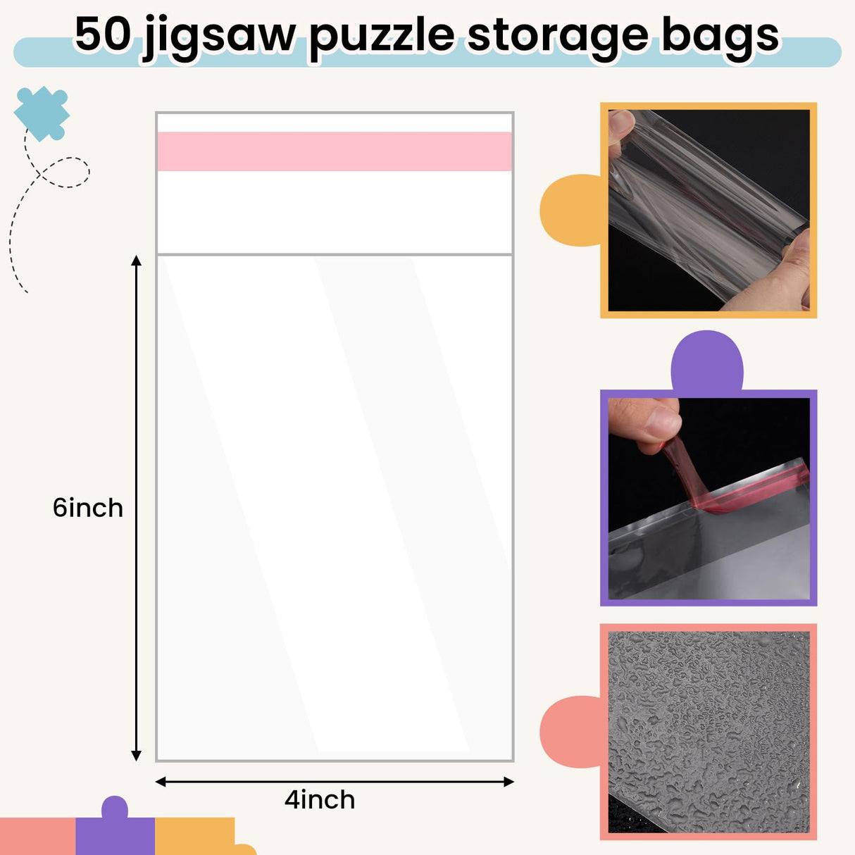 Talltalk DIY Photo Puzzle Maker Set Jigsaw Puzzle Puncher with Adhedive Foams and Stroage Bags Photo Cutter Machine for Personalized Customized Pictures Making Tool Talltalk