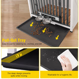 Aivituvin Dog Crate Furniture for Small & Medium Dogs Portable Heavy Duty Dog Kennel End Table, Dog House with Solid Wood Opening Roof Aivituvin