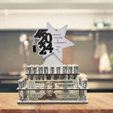 Graduation Money Holder, 2024 High School Graduation Gift Money Holder Congratulation Card Holder Money Cake for Graduation Party Graduation Gift Cake Layered Wallet Ornament-Black Generic