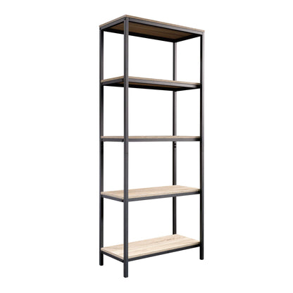 Sauder North Avenue Tall Bookcase in Charter Oak Finish for TVs up to 36" - WoodArtSupply