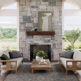 Thermastone 60 Inch Concrete Fireplace Mantel Shelf | Classic Style | Non-Combustible & Heat Resistant | Indoor or Outdoor Use | ProCoat Coating for Heavy-Duty Protection | Lighter Weight MANTELSDIRECT