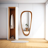 WallBeyond Asymmetrical Mirror, Irregular Mirror Full Length, Boho Wall Mirrors Decorative for Bedroom Living Room Entryway Hall, Mid Century Modern Decor 48" H x 22" W WallBeyond