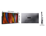 SYLVOX Outdoor TV, 55 inch Smart TV Waterproof Outdoor TVs, 4K Weatherproof Television for Outside, Support Google Assistant, Chromecast, 1000 nit Brightness Partial Sun (Deck Pro 2.0/2024) SYLVOX