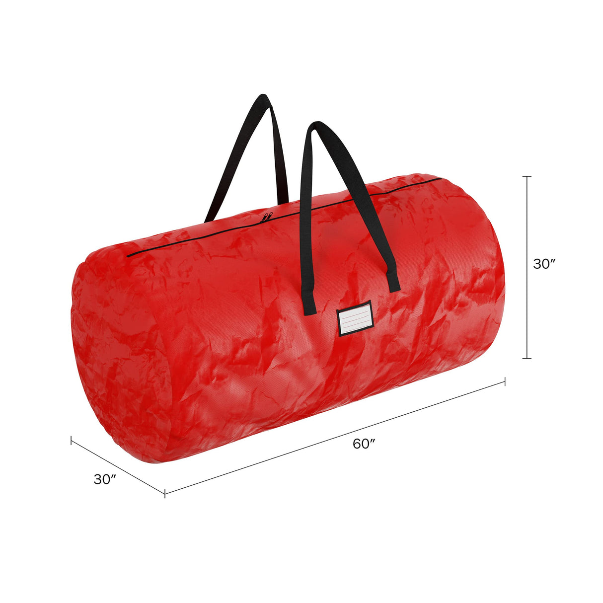 Christmas Tree Storage Bag - Polypropylene Tote with Zipper for Holiday Decorations, Inflatables, Garland and 12-Ft Artificial Trees by Elf Stor (Red) Elf Stor