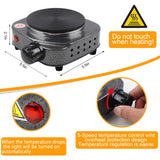 BBAXI Candle Making kit with Hot Plate,Wax Melter for Candle Making,Candle Making Kit for Beginners with Melting Pot,Including Candle Pot,Electric Stove,Thermometer, Candle Wick,Anti-hot BBAXI